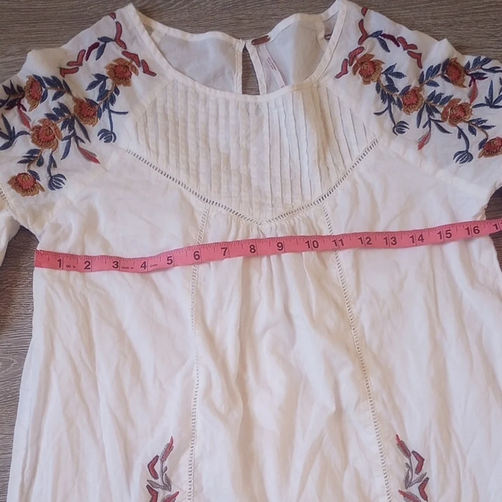 Free People White Embellished Ruffled Maxi Sundress - Picture 5 of 8